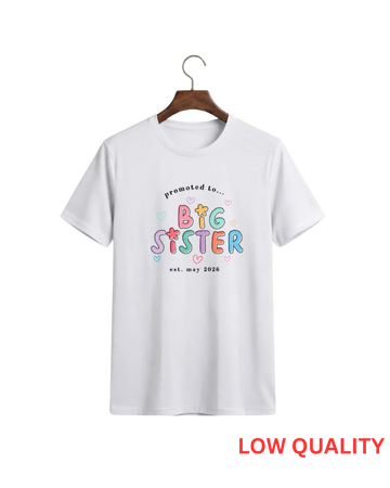 White Women's Printed T-Shirt –Stylish Fleece (Code 5535)