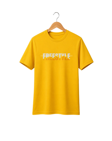 Premium FreeStyle Printed T-Shirt/Tee for Men – Cotton Jersey Fabric (Code 5500)