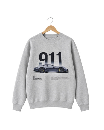 Heather Grey Printed Sweatshirt (Code 5938)