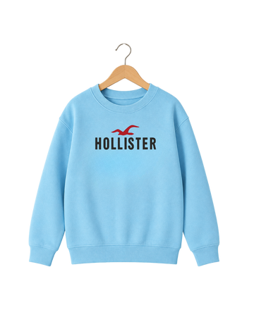 Men's Sky Blue Printed Sweatshirt (Code 5914)