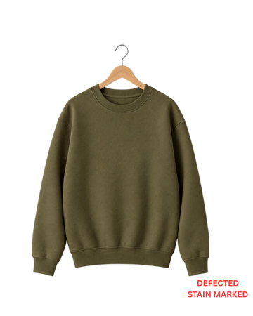 Olive Sweatshirt DEFECTED (Code 5951)