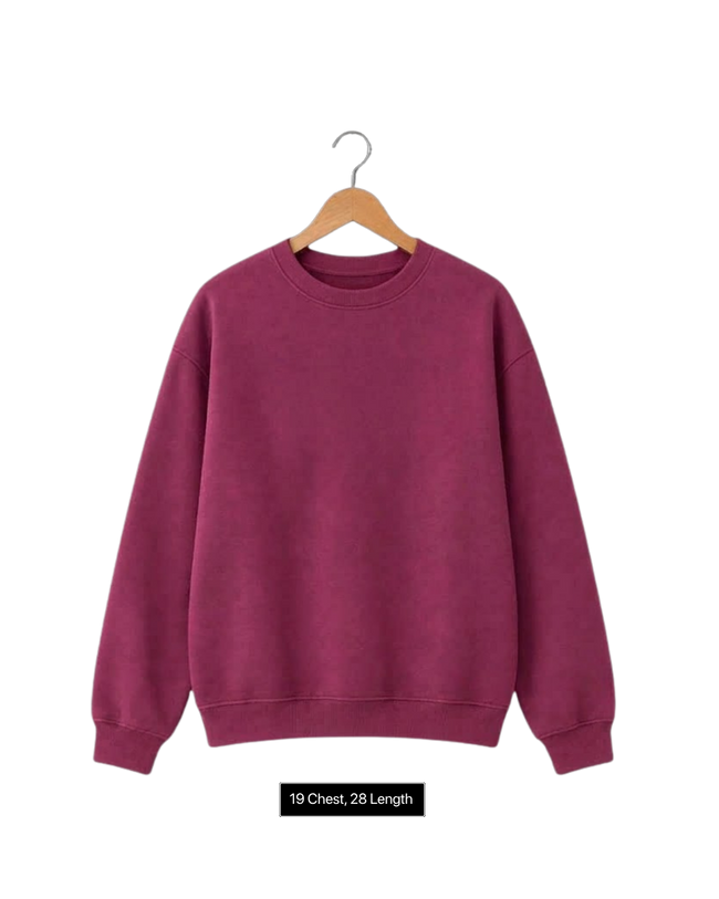 Magenta Pink Sweatshirt (19x28) (Code 5955)
