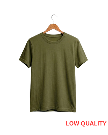 Olive T-Shirt/Tee for Men – Cotton Jersey Fabric (Code 5514)