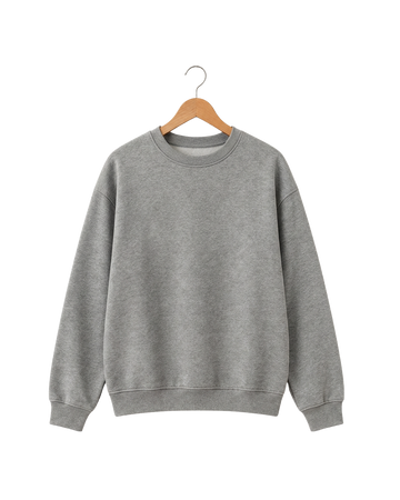 Heather Grey Men's Sweatshirt (Code 5988)