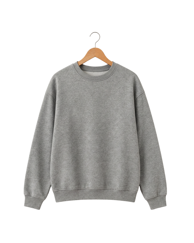 Heather Grey Men's Sweatshirt (Code 5988)