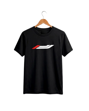 Black Printed T-Shirt/Tee for Men – Cotton Jersey Fabric (Code 5525)