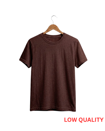 Rust Brown T-Shirt/Tee for Men – Cotton Jersey Fabric (Code 5533)