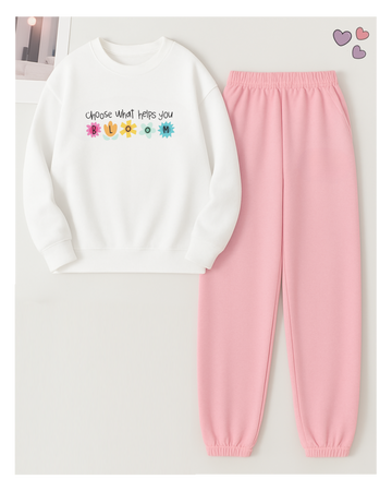 2 Pcs Bloom Winter TrackSuit (Code 3653)