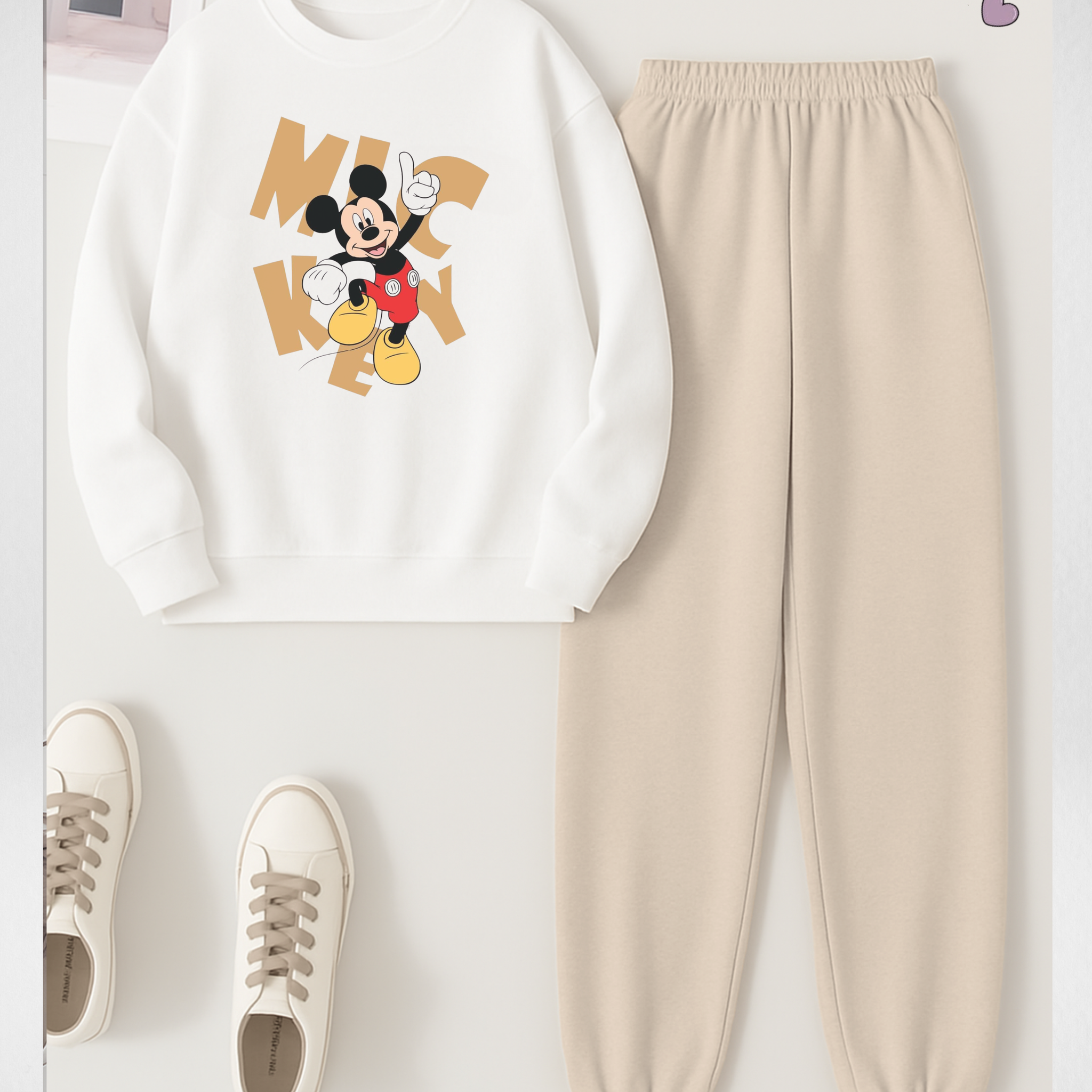 2 Pcs Mickey Winter TrackSuit (Code 3625)