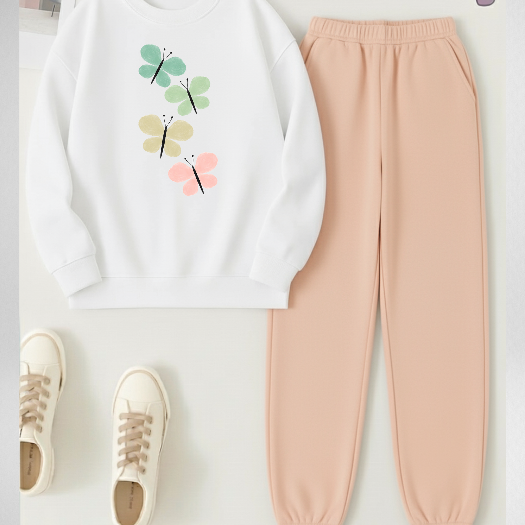 2 Pcs Butterfly Winter TrackSuit (Code 3954)