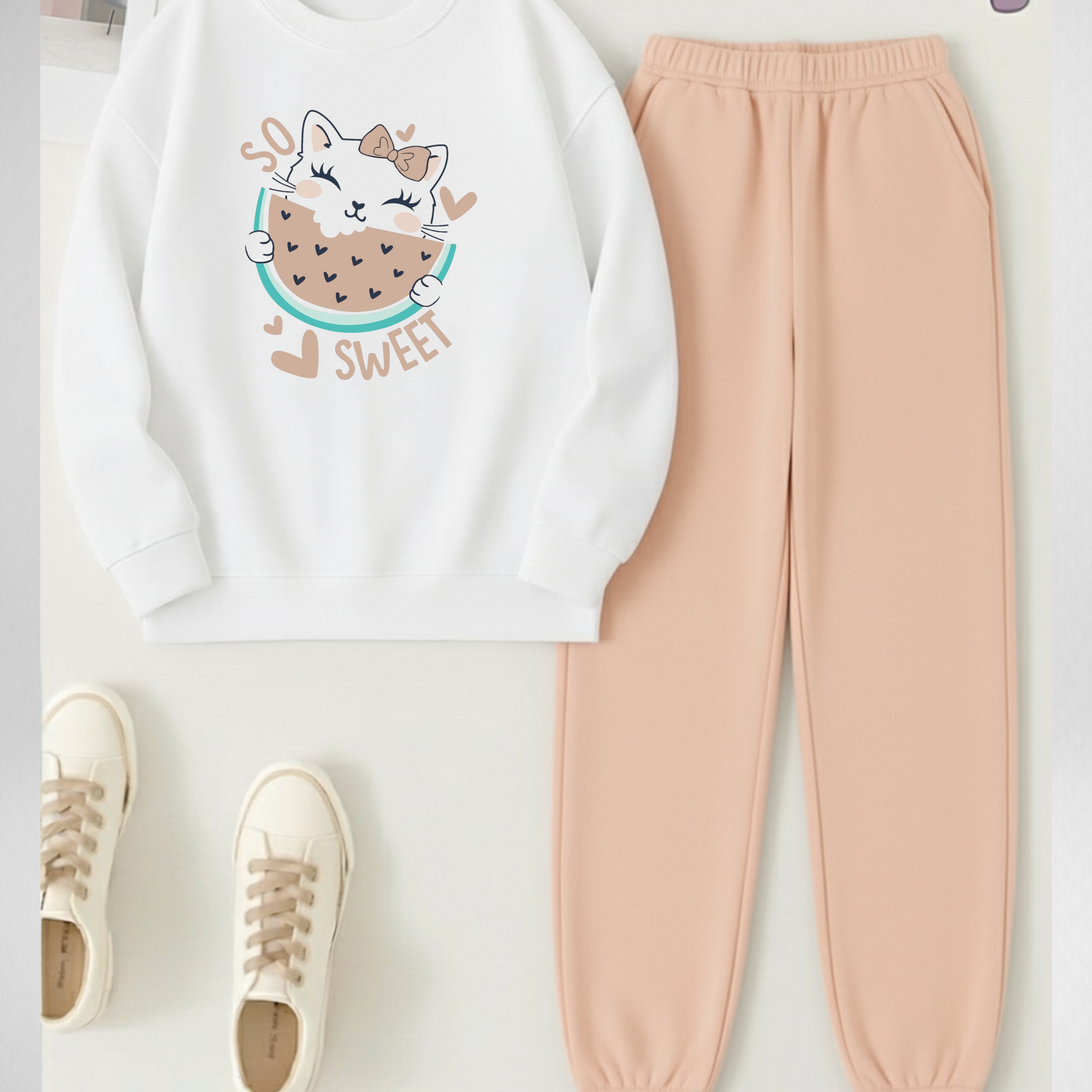 2 Pcs So Sweet More Winter TrackSuit (Code 4215)