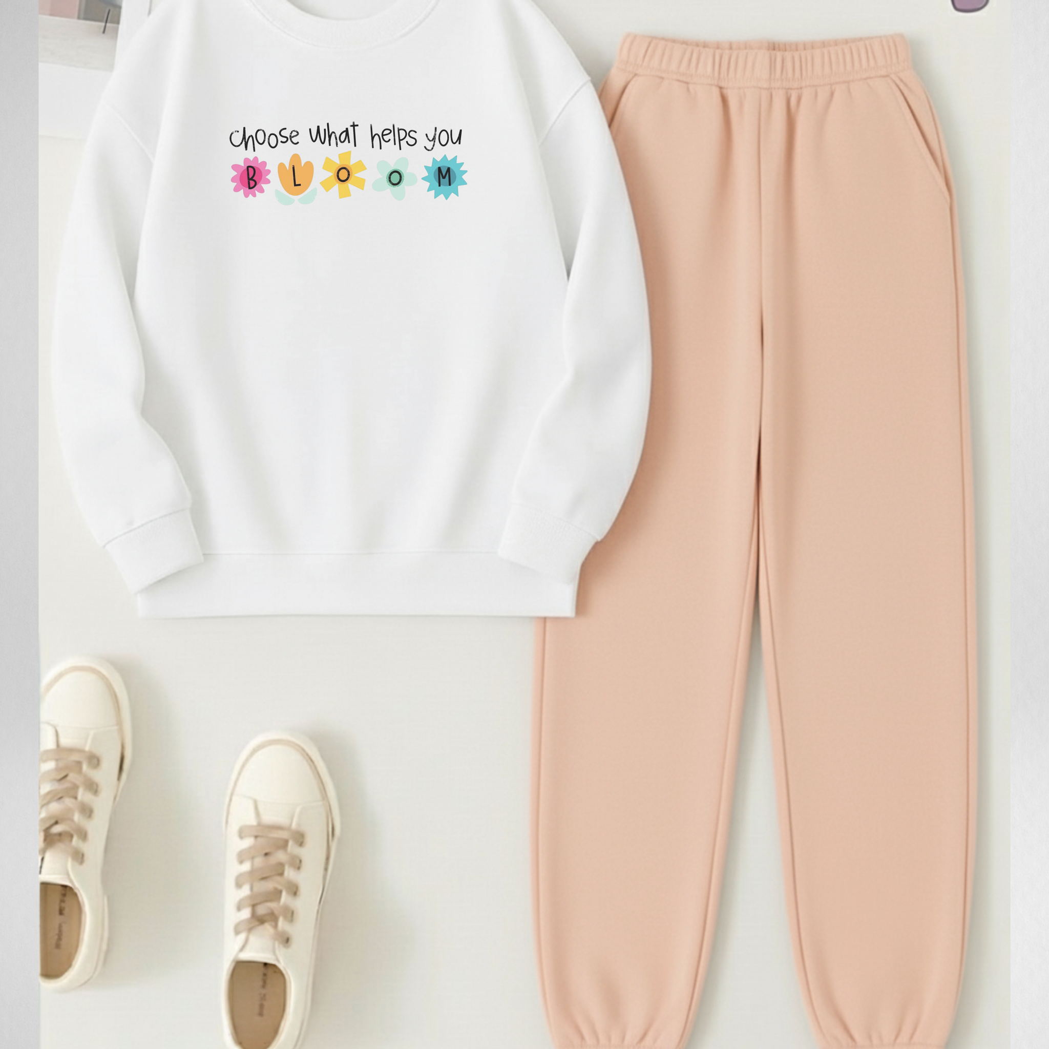 2 Pcs Bloom More Winter TrackSuit (Code 4217)