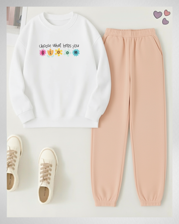 2 Pcs Bloom More Winter TrackSuit (Code 4217)