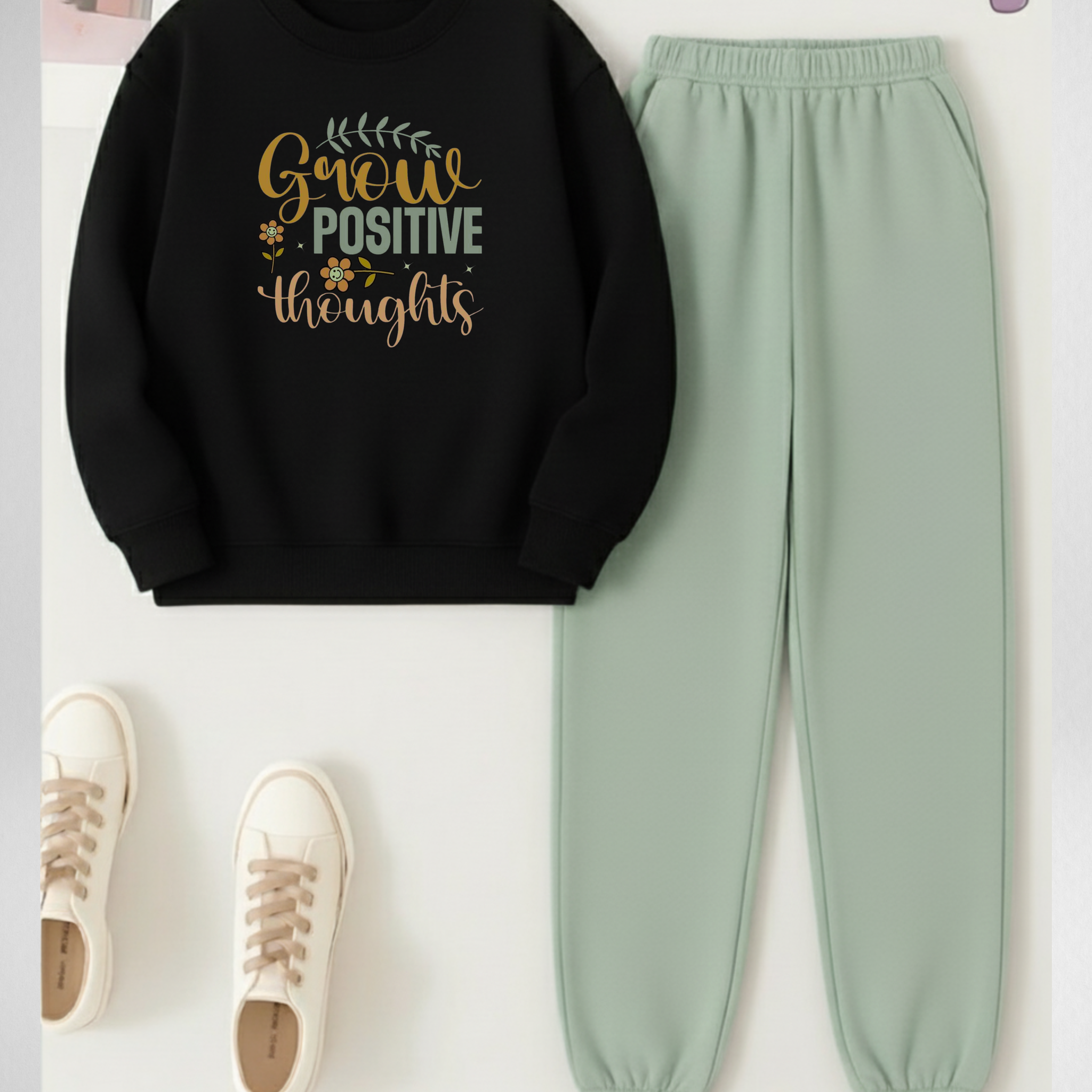 2 Pcs Positive Winter TrackSuit (Code 3959)