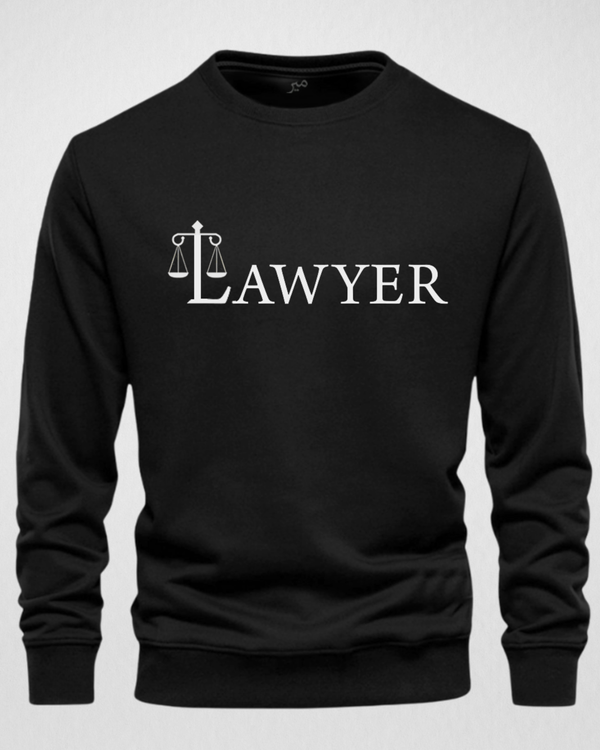 Lawyer Edition Warm Fleece Sweatshirt – Choose Front or Back Print (Code 4190)