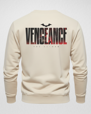 Cream Vengeance Printed Sweatshirt – Warm and Stylish Fleece (Code 4034)