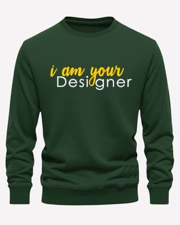 Designer Edition Warm Fleece Sweatshirt – Choose Front or Back Print (Code 4196)
