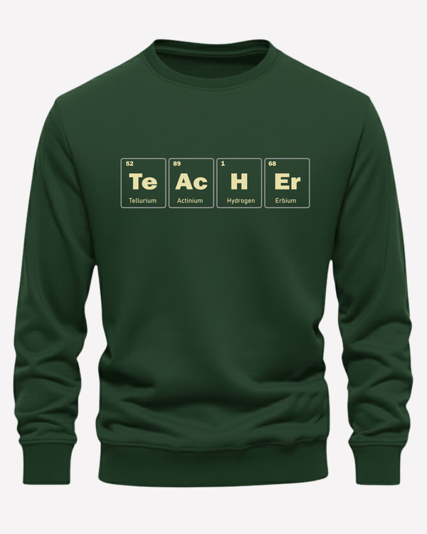 TEACHER Edition Warm Fleece Sweatshirt – Choose Front or Back Print (Code 4201)