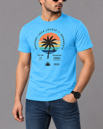 Premium Indonesia Printed T-Shirt/Tee for Men – Cotton Jersey Fabric (Code 3277)