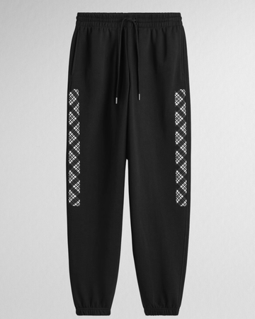 Black Everday Versatile Printed Trouser (Code 4612)