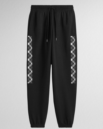 Black Everday Versatile Printed Trouser (Code 4618)