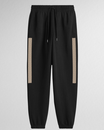 Black Everday Versatile Printed Trouser (Code 4620)