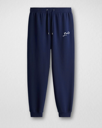 Navy Men's Printed Trousers – Soft and Comfortable Trousers (Code 6009)