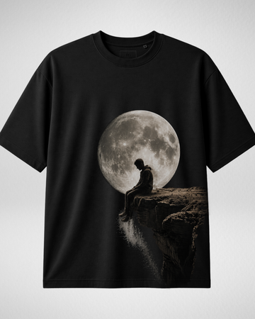 Black Drop Shoulder T-Shirt (Code 5301)