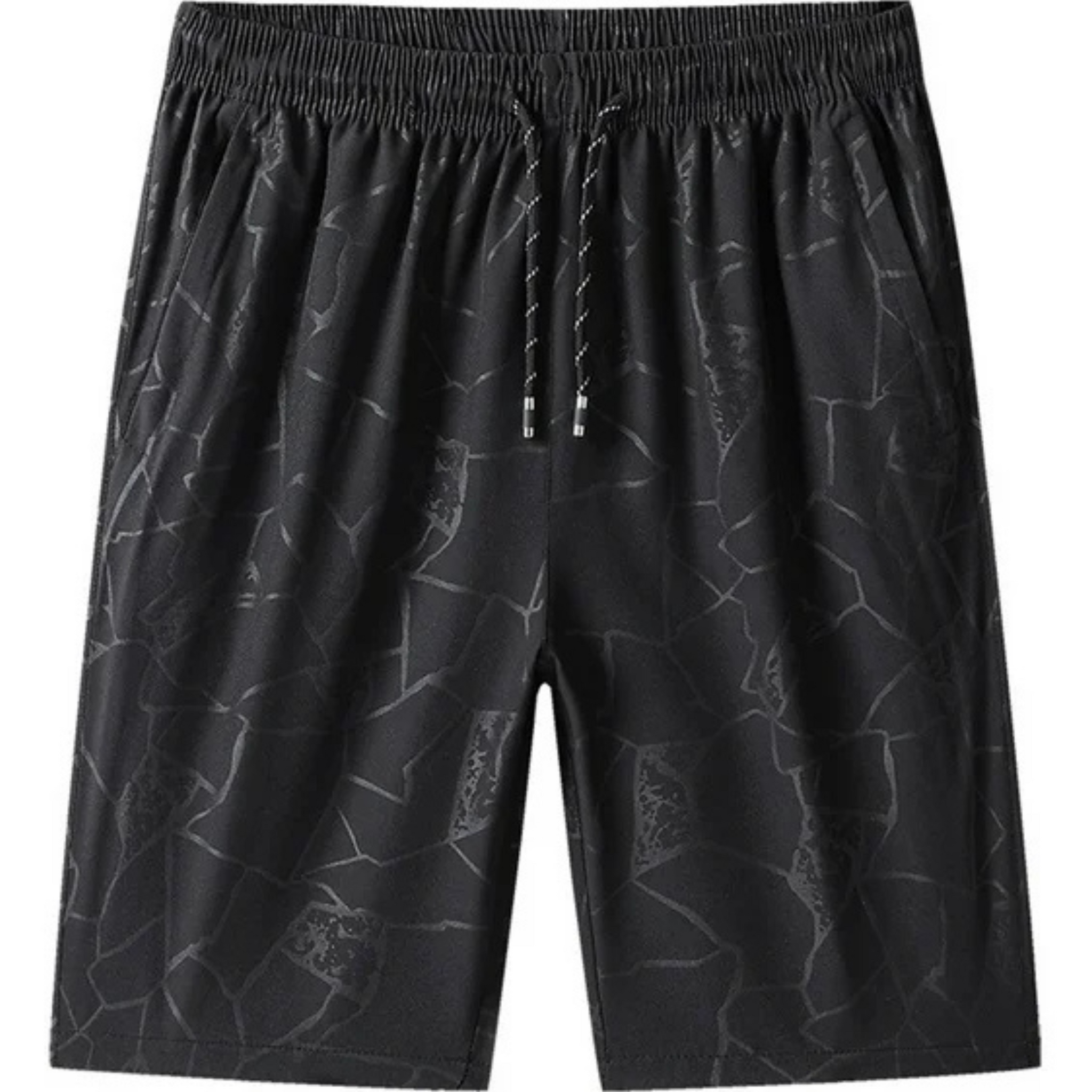 Men’s Silver Patch Printed Shorts – Soft & Comfortable (3280)