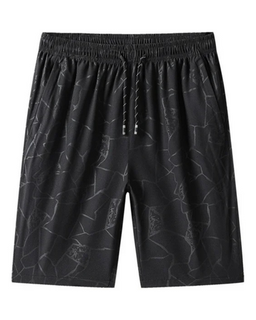 Men’s Silver Patch Printed Shorts – Soft & Comfortable (3280)