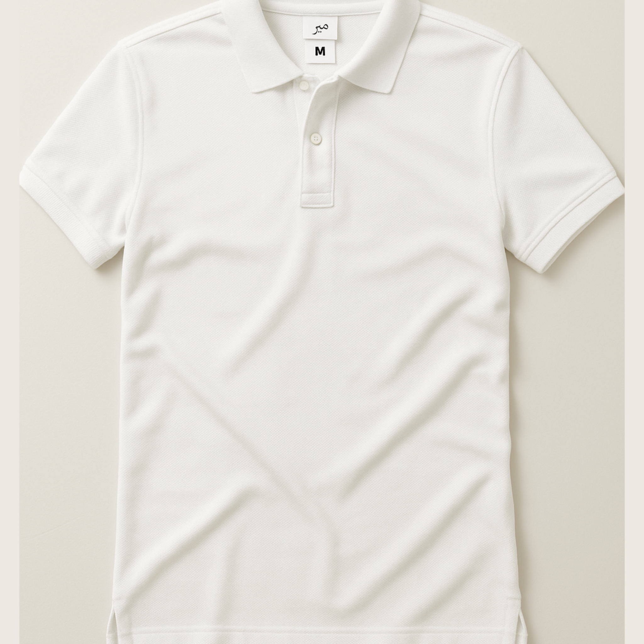 White Polo Shirt – Premium Quality & Comfortable Wear (3329)