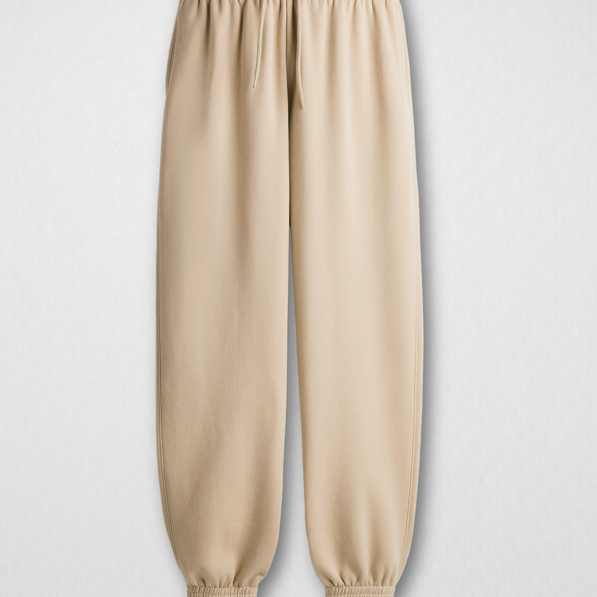 Cream Jogger Trousers– Comfortable (4017)