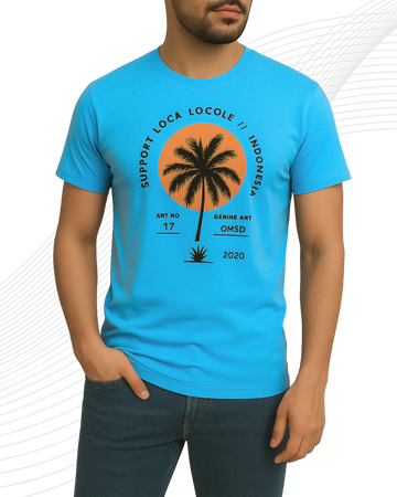 Premium Indonesia Printed T-Shirt/Tee for Men – Cotton Jersey Fabric (3277)