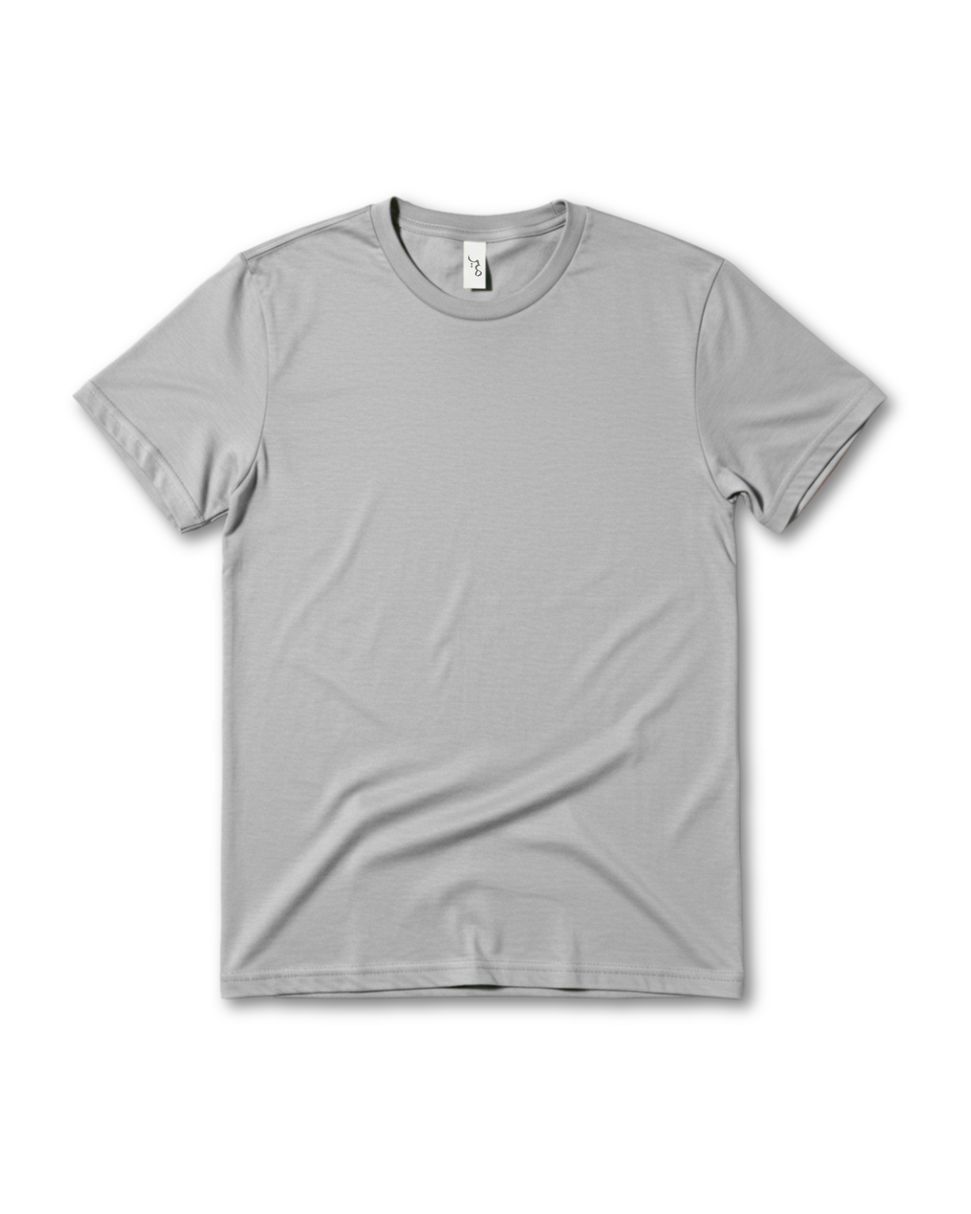 Grey Basic Tee For Men