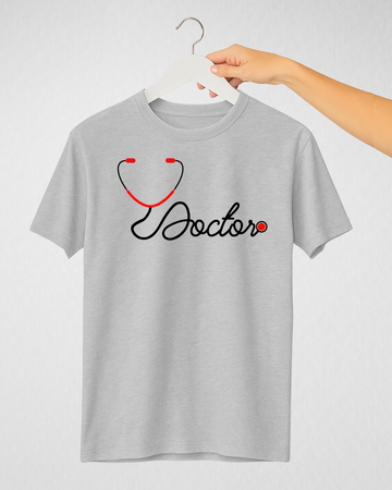 Grey Women’s Printed Tee – Jersey Fabric, Classic Fit, Everyday Comfort (Code 4318)