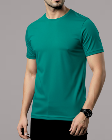 Ocean Men’s Basic Tee – Jersey Fabric, Classic Fit, Everyday Comfort (Code 4502)