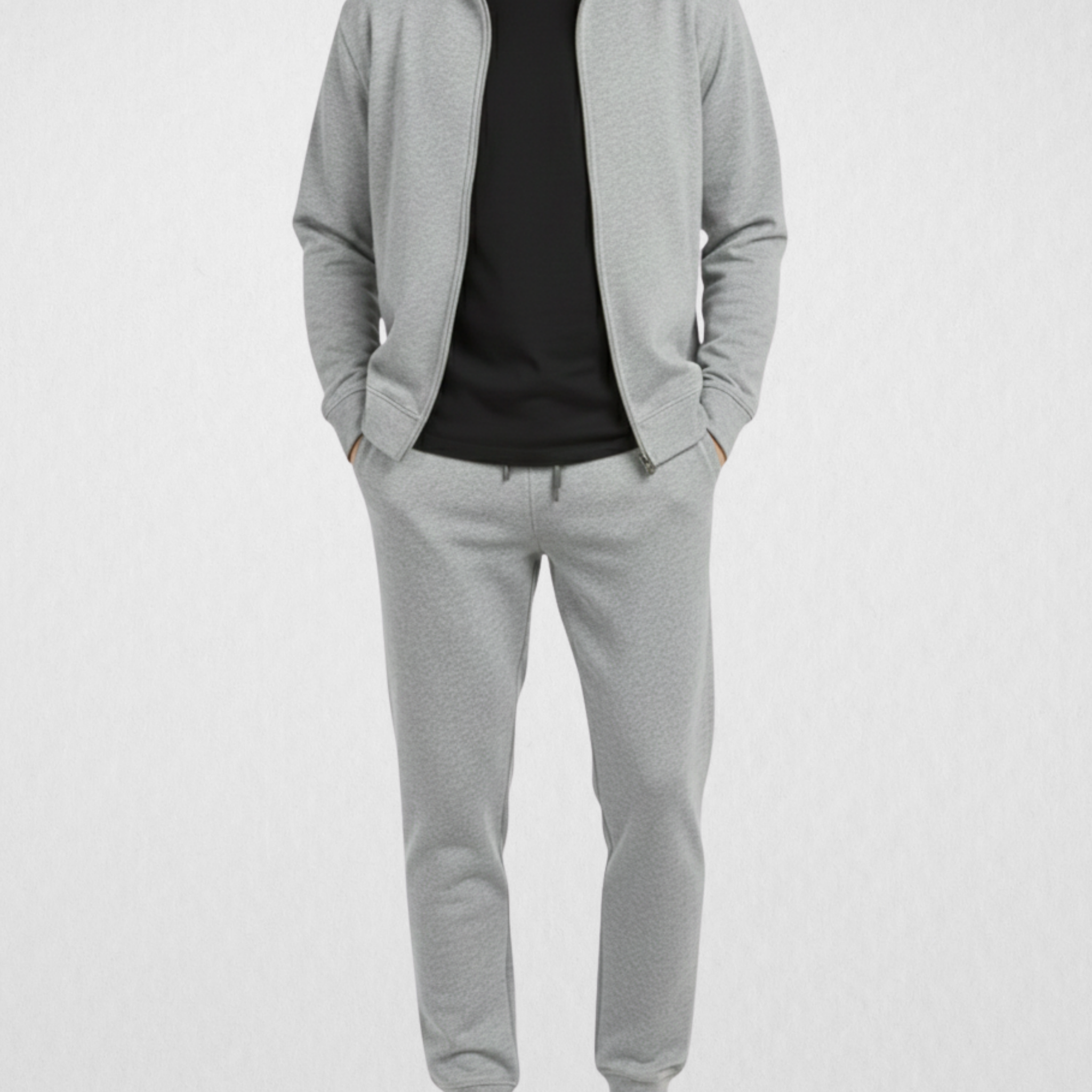 Men’s StreetStyle Combo Grey with Black T-Shirt (Code 4411)