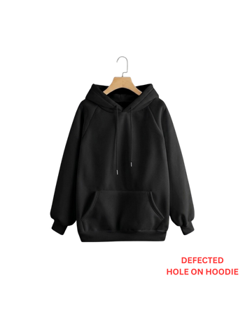 Black Fleece Hoodie DEFECTED (Code 5944)