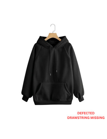 Black Fleece Hoodie DEFECTED (Code 4113)