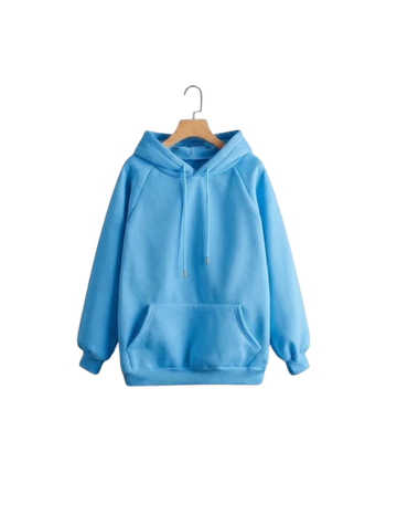 Sky Blue Fleece Hoodie (Code 4233)