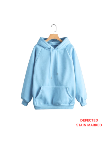 Sky Blue Fleece Hoodie DEFECTED (Code 4226)