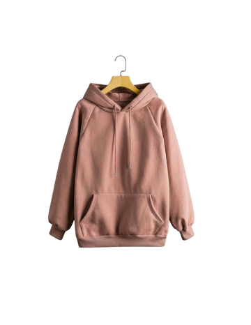 Mauve Fleece Hoodie (Code 4229)