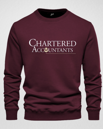 Chartered Accountants Edition Warm Fleece Sweatshirt – Choose Front or Back Print (Code 4203)