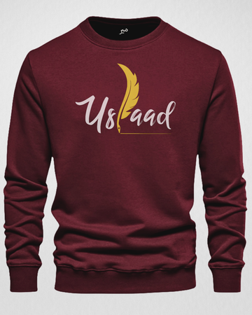 Ustaad Edition Warm Fleece Sweatshirt – Choose Front or Back Print (Code 4193)