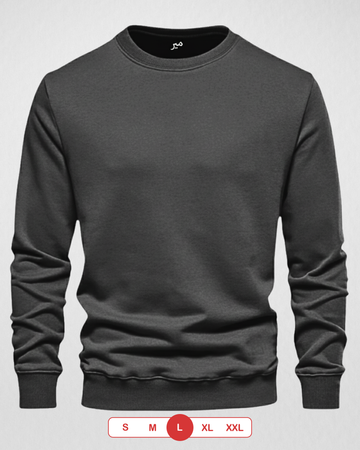 Dark Grey Men's Sweatshirt (Code 4545)