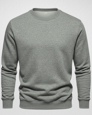 Melange Grey Men's Sweatshirt (Code 4547)