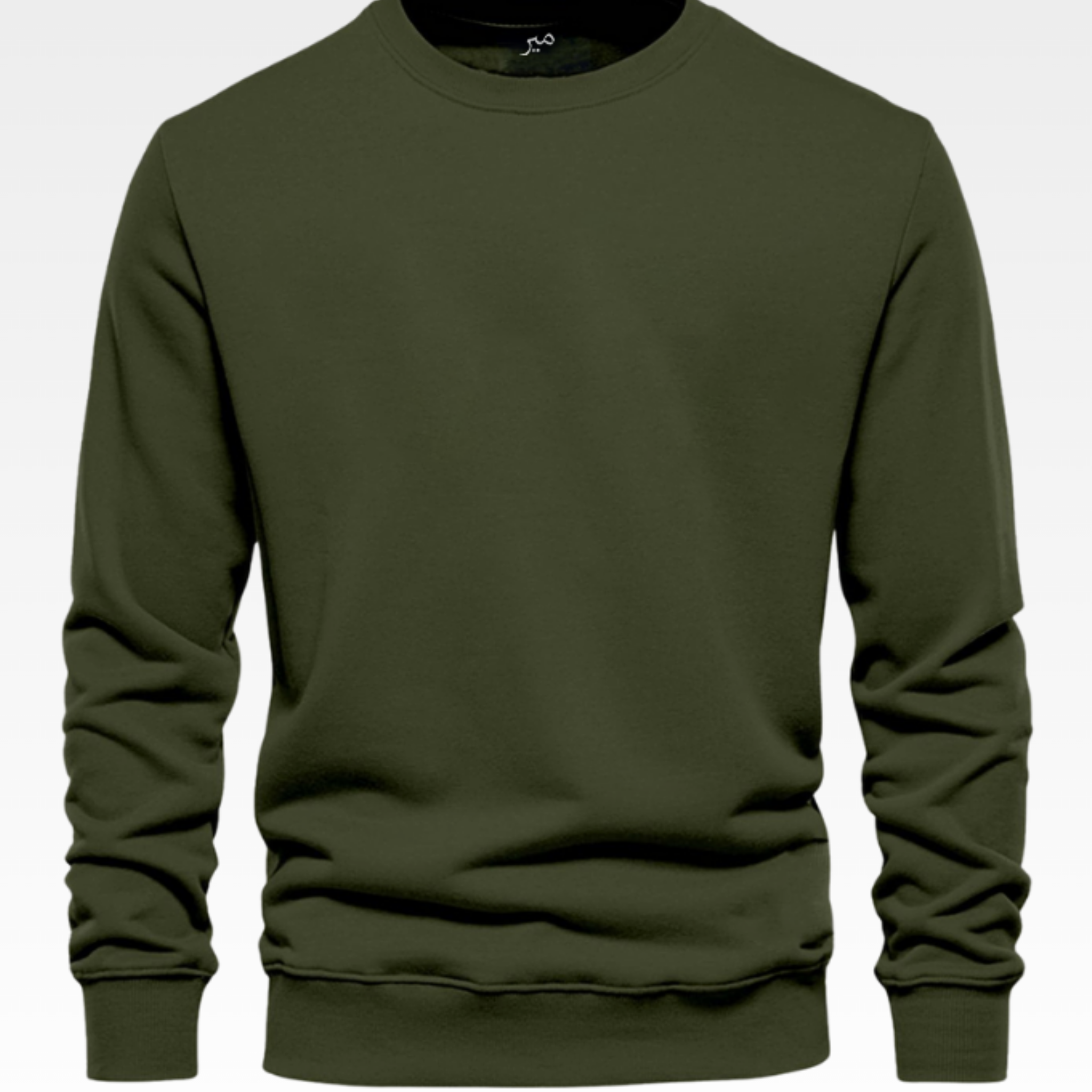 Olive Men's Sweatshirt (3592)