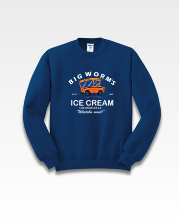 Navy blue Men's Printed Sweatshirt – Warm and Stylish Fleece (3496)