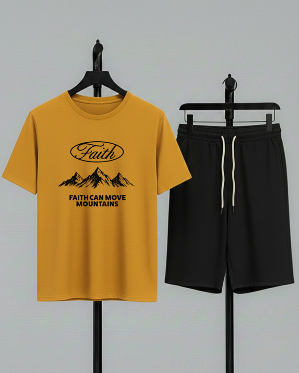 Mustad T-Shirt Printed Black Shorts– Comfortable Wear (Code 4759)