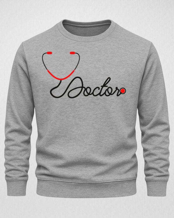 DOCTOR Edition Warm Fleece Sweatshirt – Choose Front or Back Print (Code 4225)